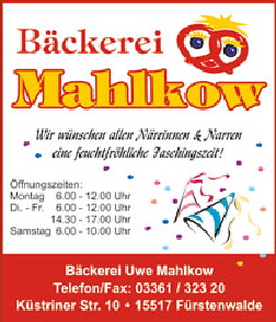Bäckerei-Mahlkow